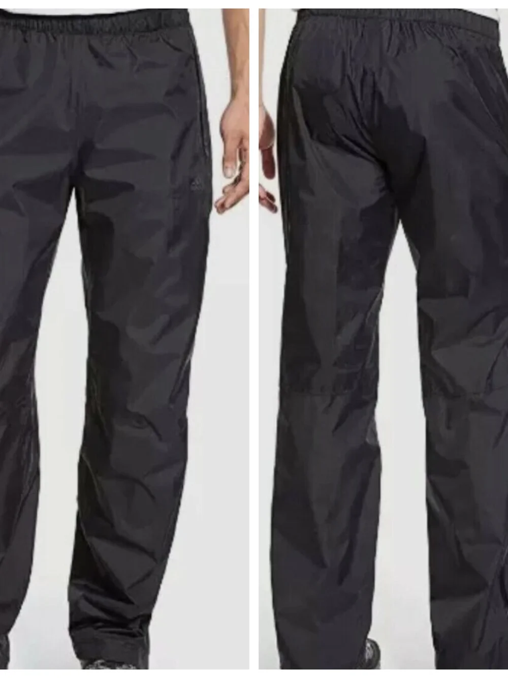 adidas Black Men's Windbreaker Track Climaproof Pants / Joggers